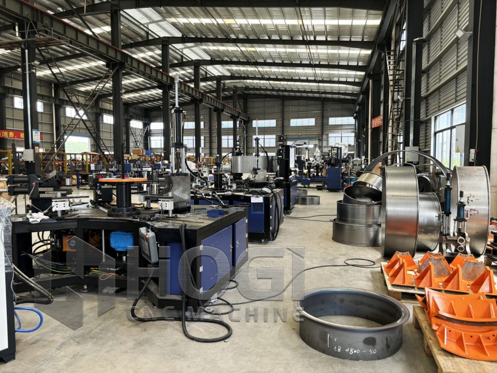 cylinder flanging machine