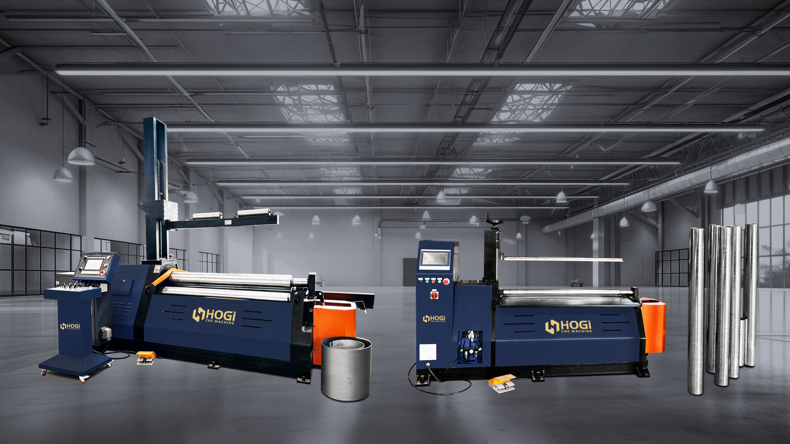 metal sheet rolling machine