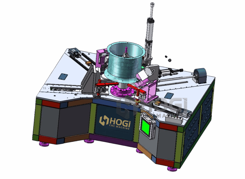 fan flanging machine