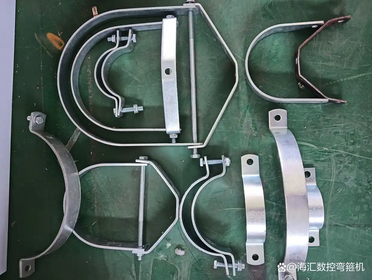 Hoop is a member that holds or clamps one material to another. It belongs to the fastener.